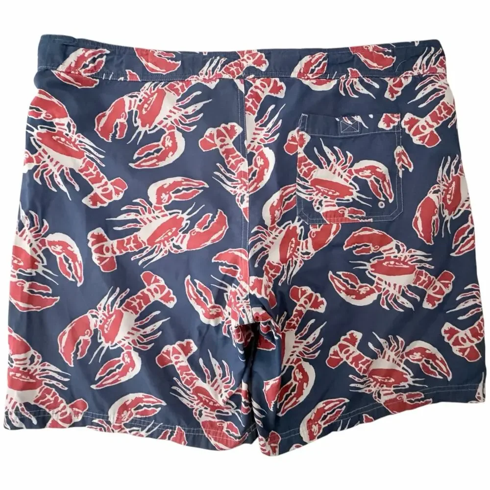L.L.Bean Lobster Swim Trunks Mens Large